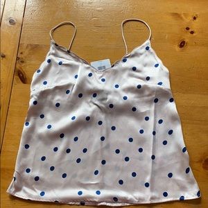 TOPSHOP satin tank top